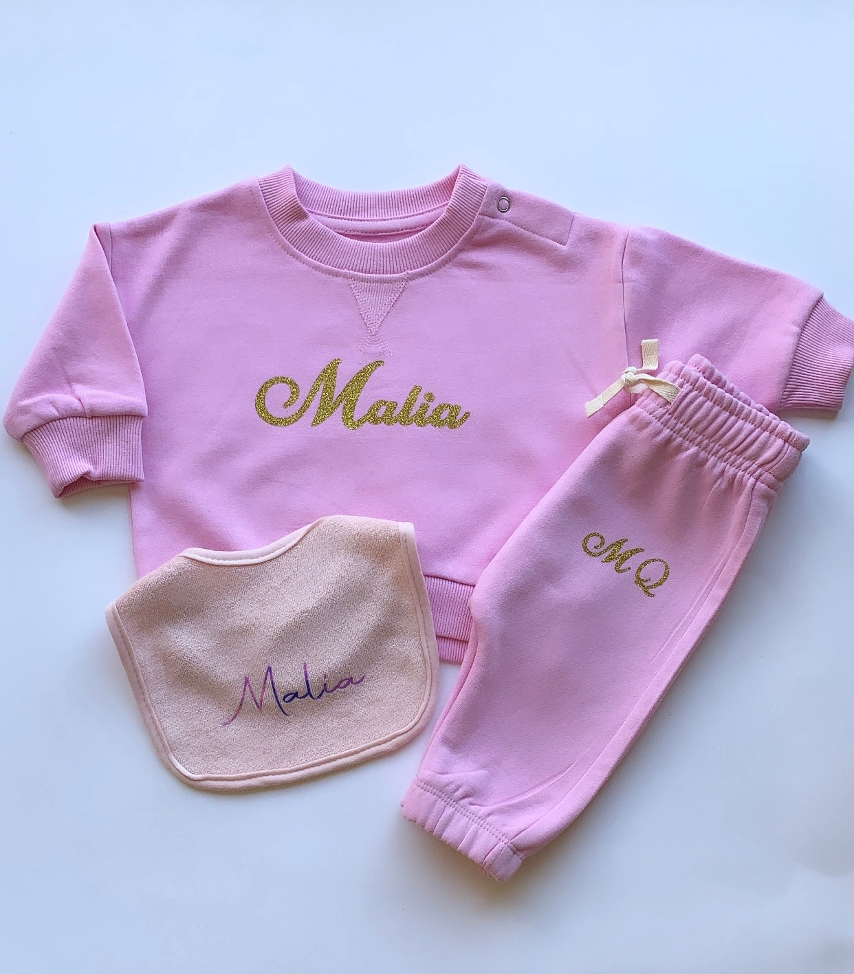 Personalised tracksuit best sale baby girl