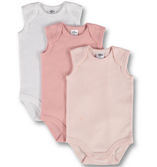 SINGLET BODYSUIT (3 PACK)-labelitco1.myshopify.com-BABY WEAR-label It & Co