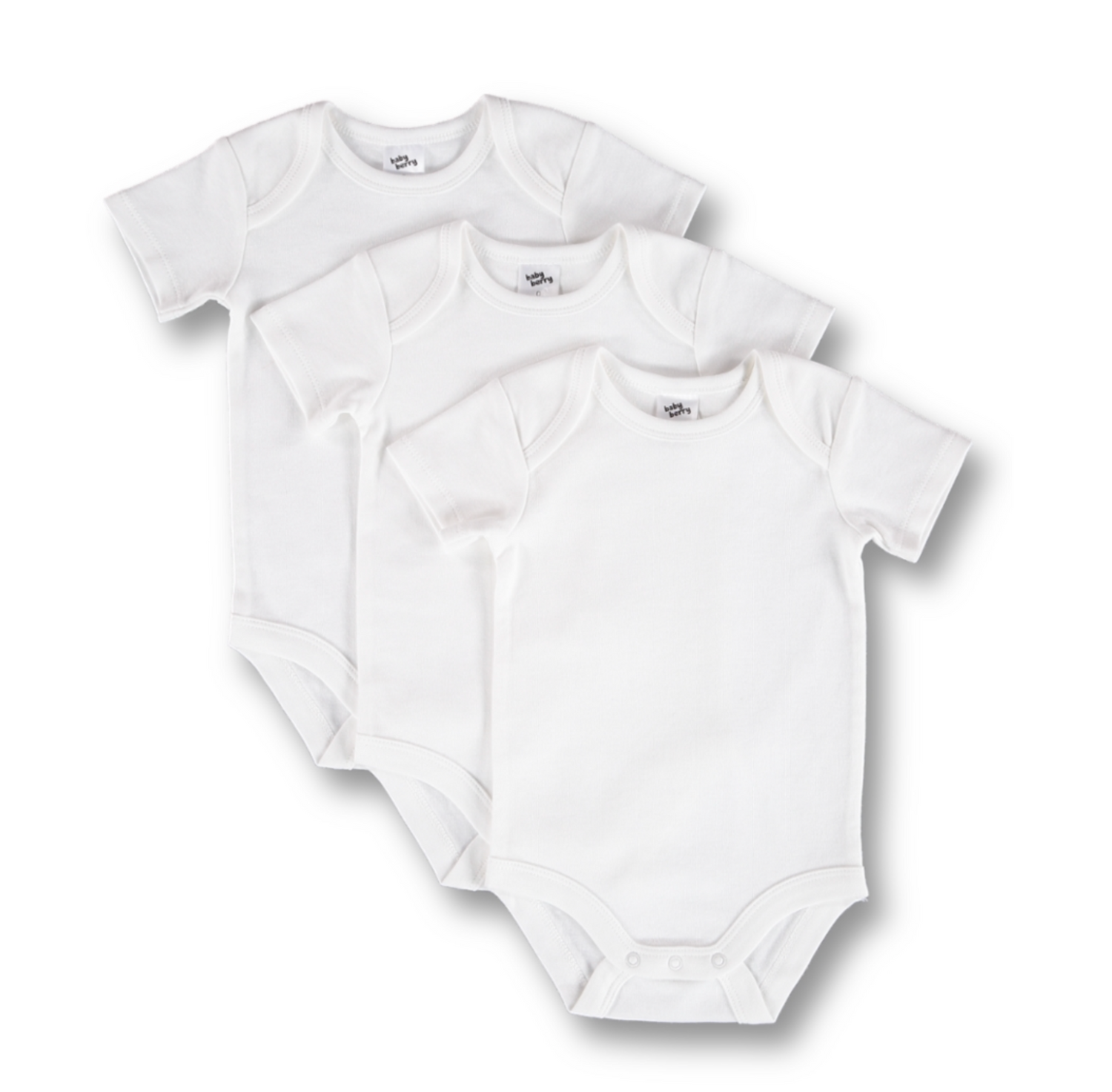 SHORT SLEEVE BODYSUIT (3 PACK)-labelitco1.myshopify.com-BABY WEAR-label It & Co