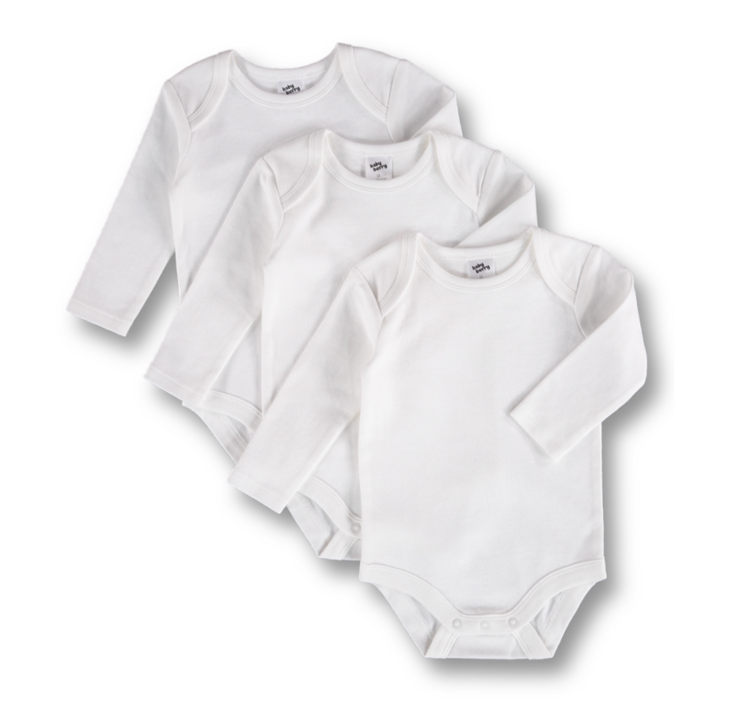 LONG SLEEVE BODYSUIT (3 PACK)-labelitco1.myshopify.com-BABY WEAR-label It & Co