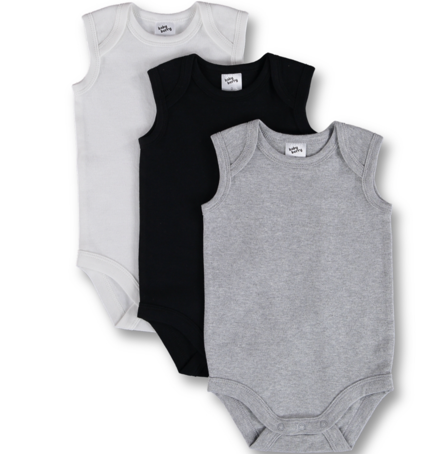 SINGLET BODYSUIT (3 PACK)-labelitco1.myshopify.com-BABY WEAR-label It & Co