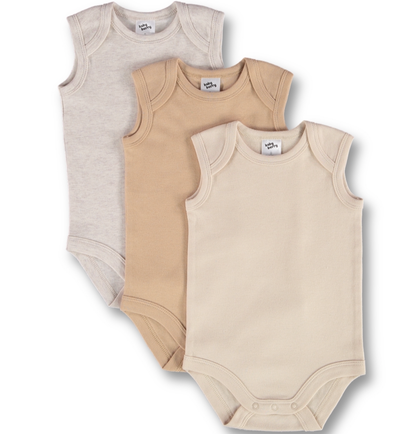 SINGLET BODYSUIT (3 PACK)-labelitco1.myshopify.com-BABY WEAR-label It & Co